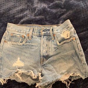 Levi’s high waisted shorts